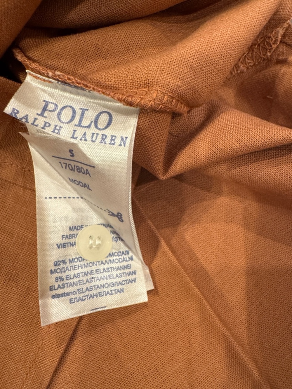 Polo by Ralph Lauren White & Rust Button-Down Dress Shirts - Pair - Picture 6 of 6